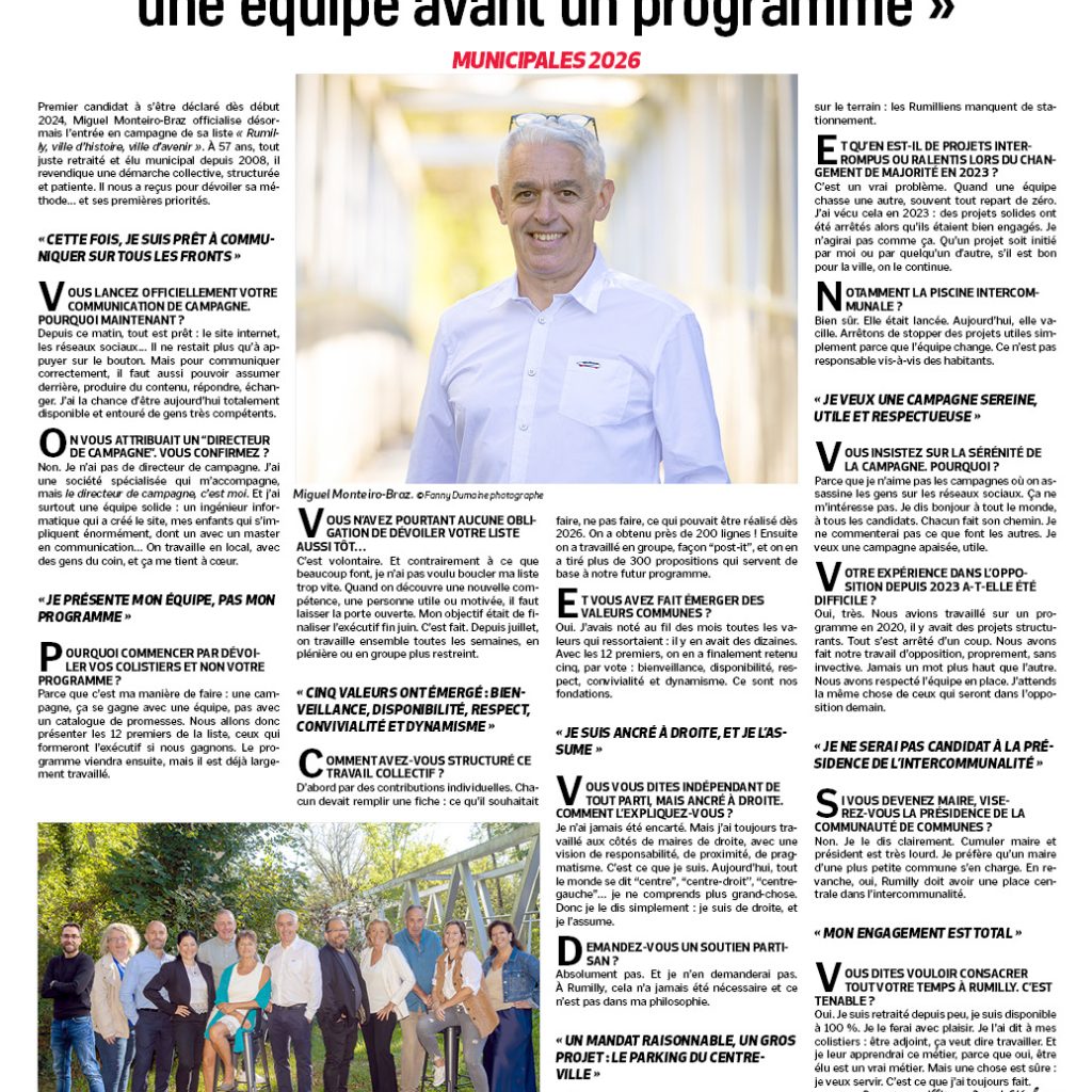 Hebdo des Savoie - Article de novembre 2025